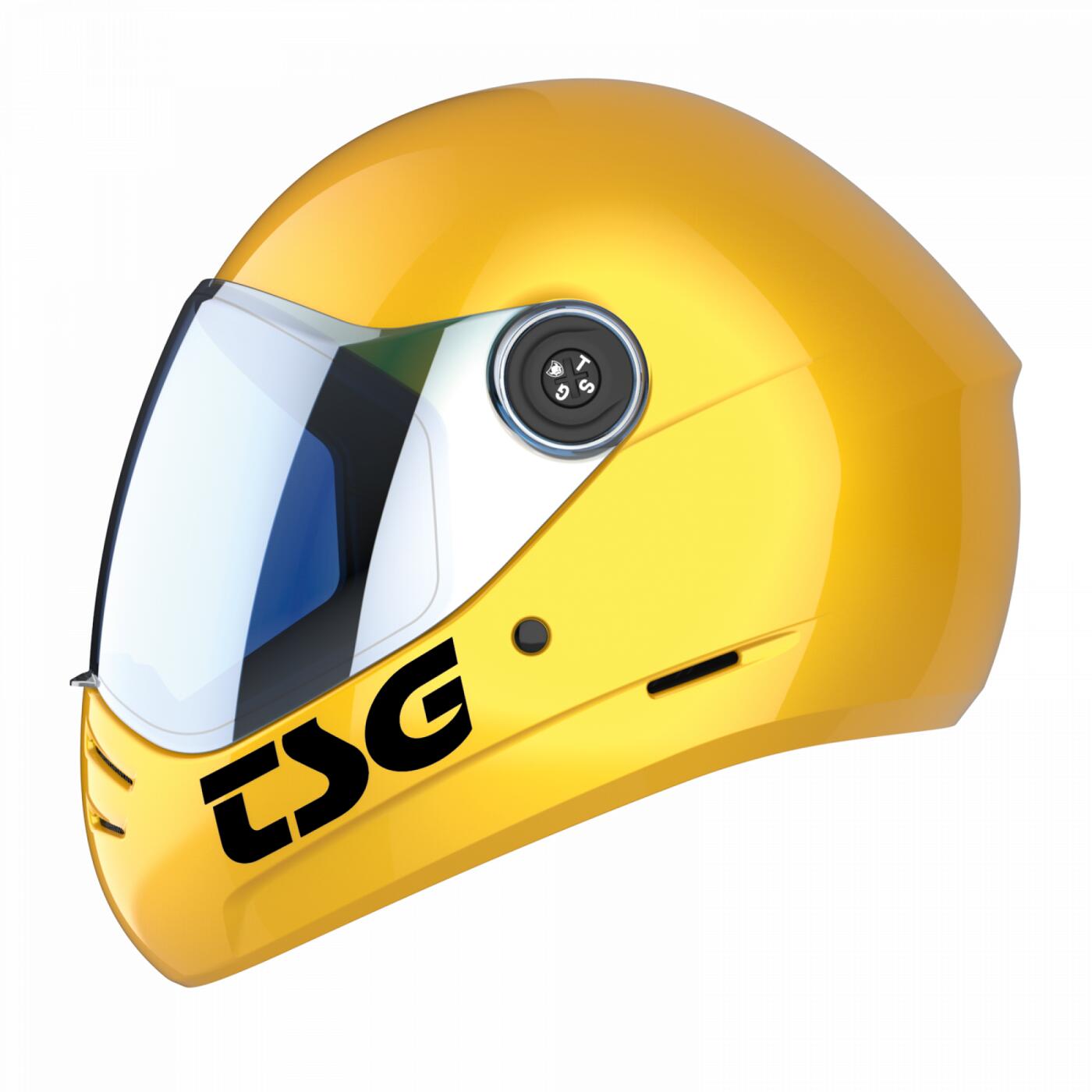Protecciones de color sólido Tsg Pass 2.0 (+ Visera adicional) Gloss Goldrush L 3/4