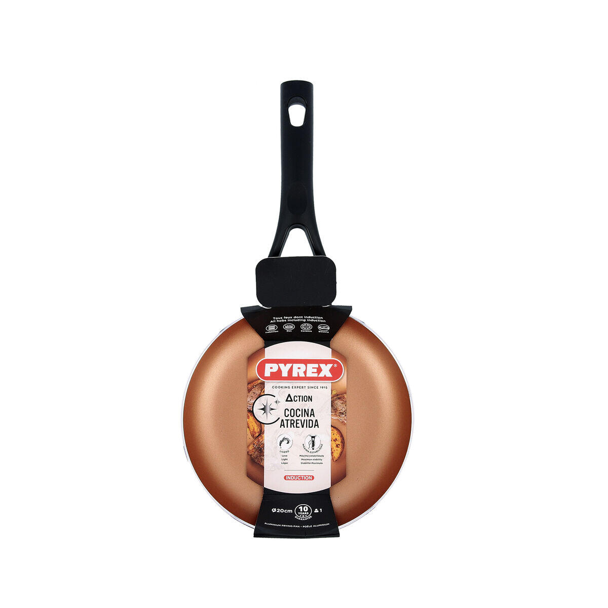 Poêle Pyrex Action Aluminium estampé 2/3