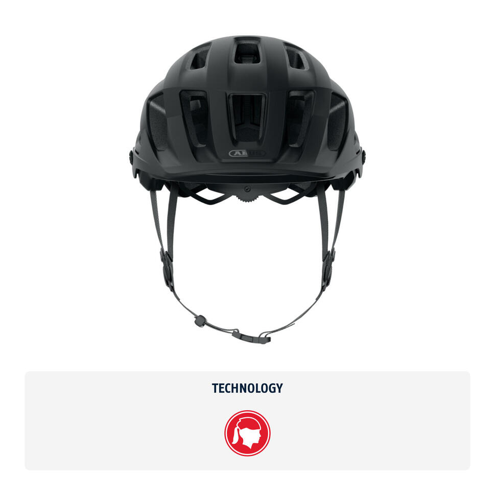 Kask rowerowy MTB „Moventor 2.0”, czarny