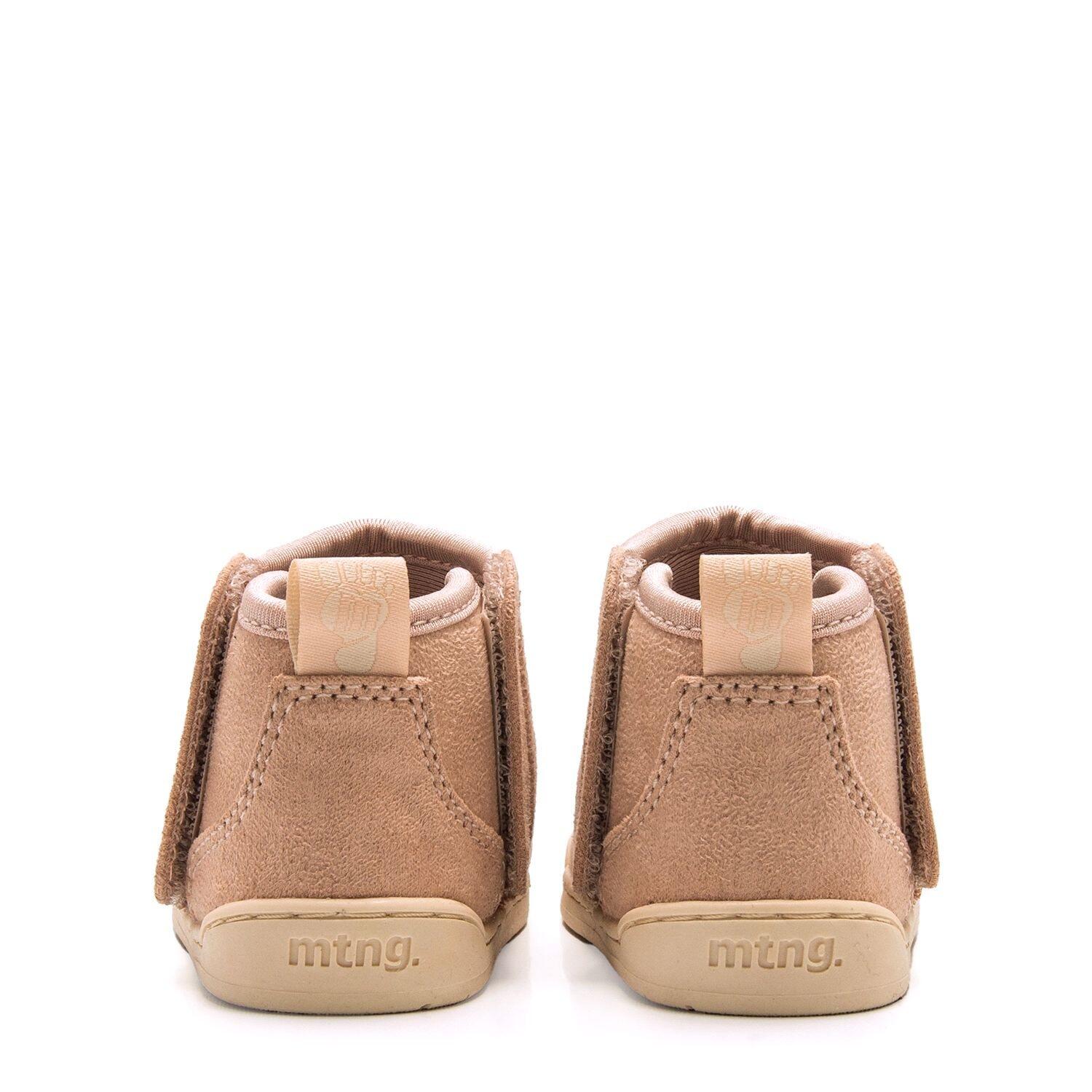 botas de tornozelo menina barefoot mtng free baby rosa 3/7