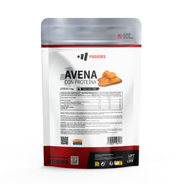 Flos d'avoine + protéines - 1 kg Creamy Caramel de MASmusculo 2/4