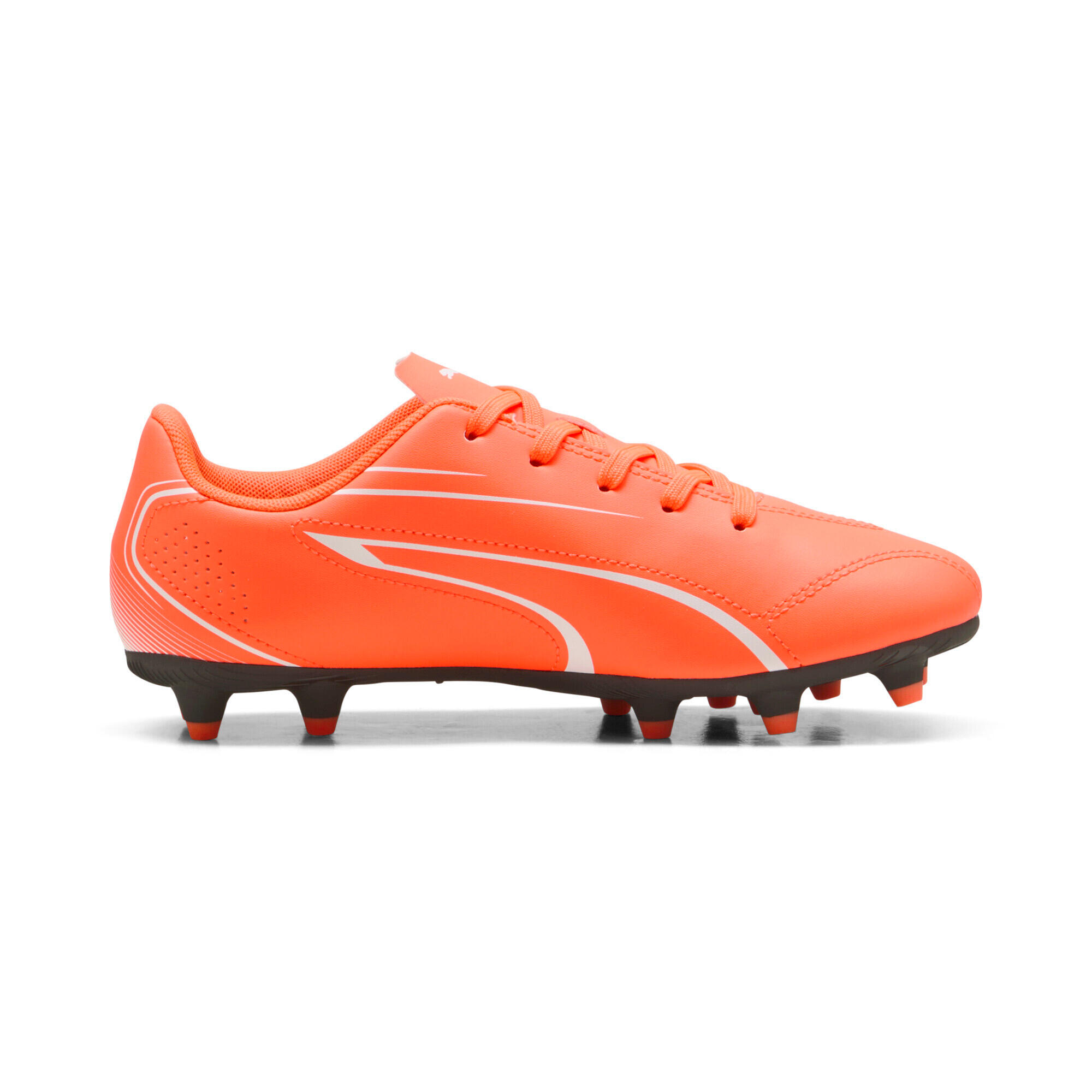 Puma - Chaussures De Football Enfant Puma Vitoria Fg/ag - Chaussures De Football - Noir|rouge - 35,5 - Decathlon