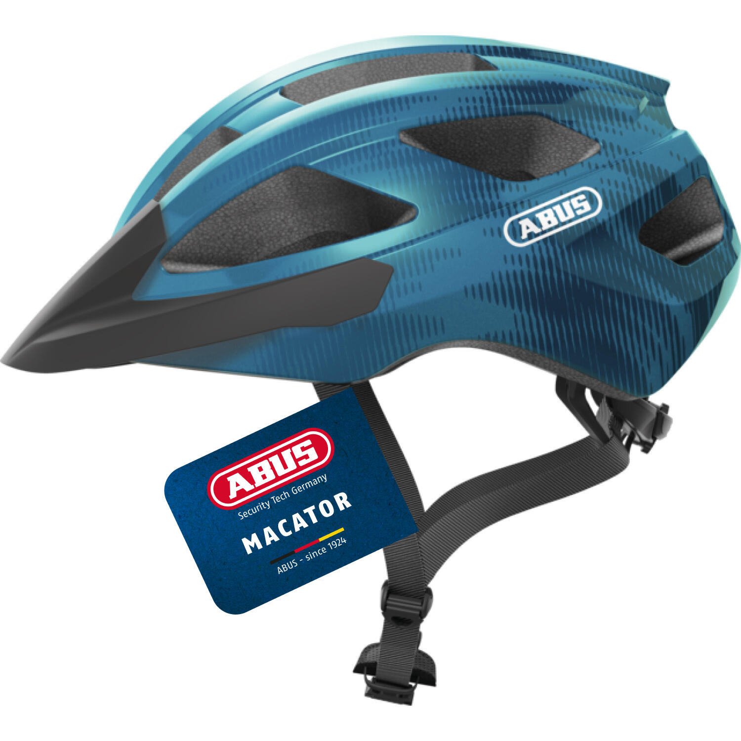 Abus - Casque De Vélo De Course "macator", Bleu - Casque - Bleu|noir - 38 S - Decathlon
