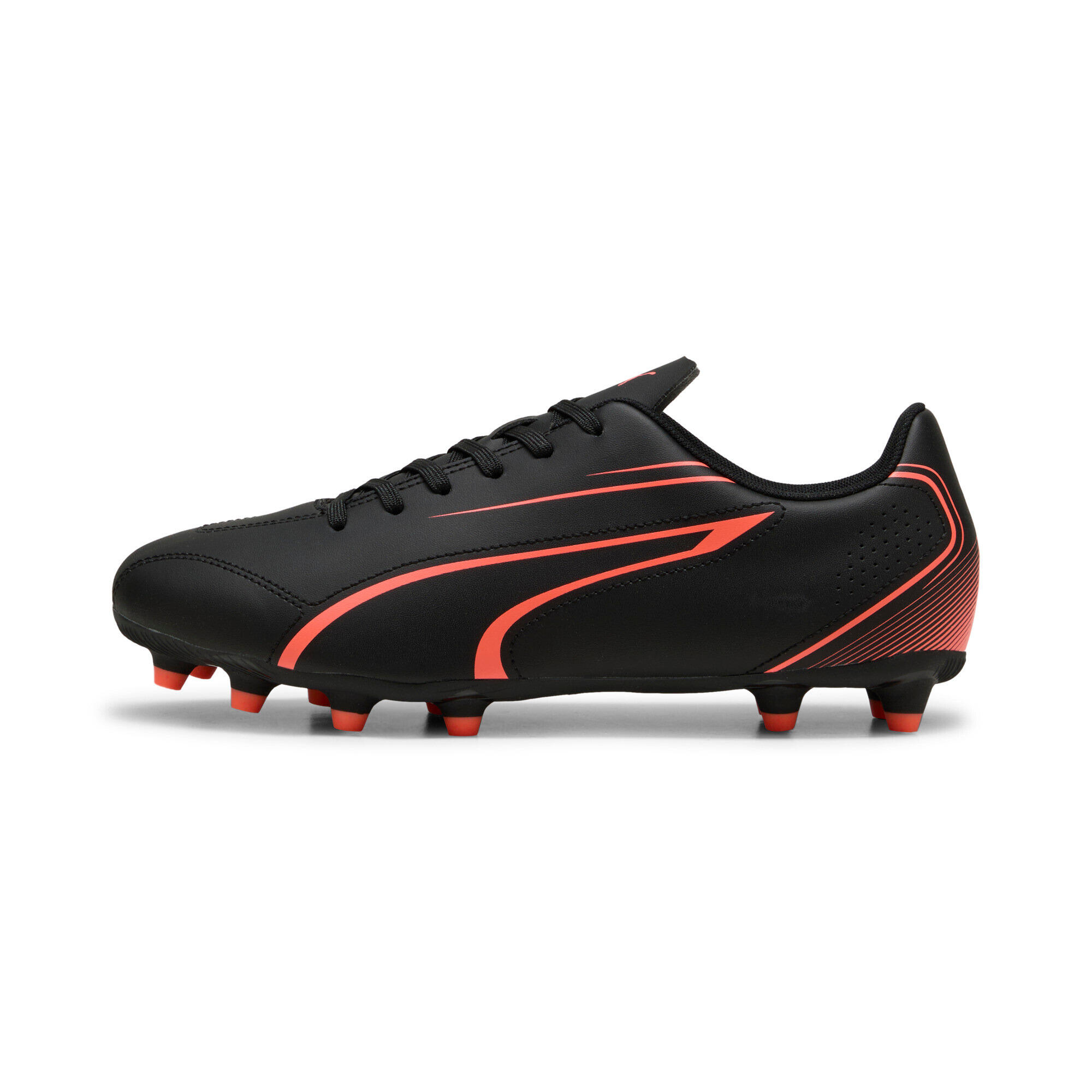 Puma - Chaussures De Football Puma Vitoria Fg/ag - Chaussures De Football - Noir|rouge - 43 - Decathlon