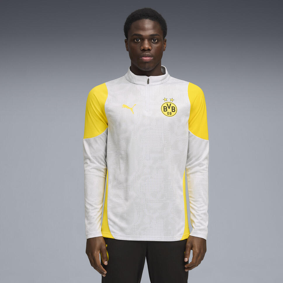 Męska bluza treningowa Borussia Dortmund z zamkiem 1/4 PUMA