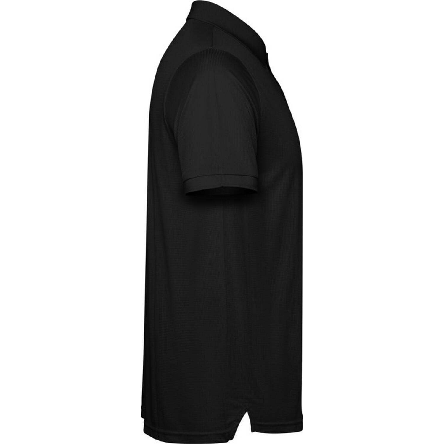 Heren Tormo Poloshirt met Korte Mouwen (Massief zwart) 4/4