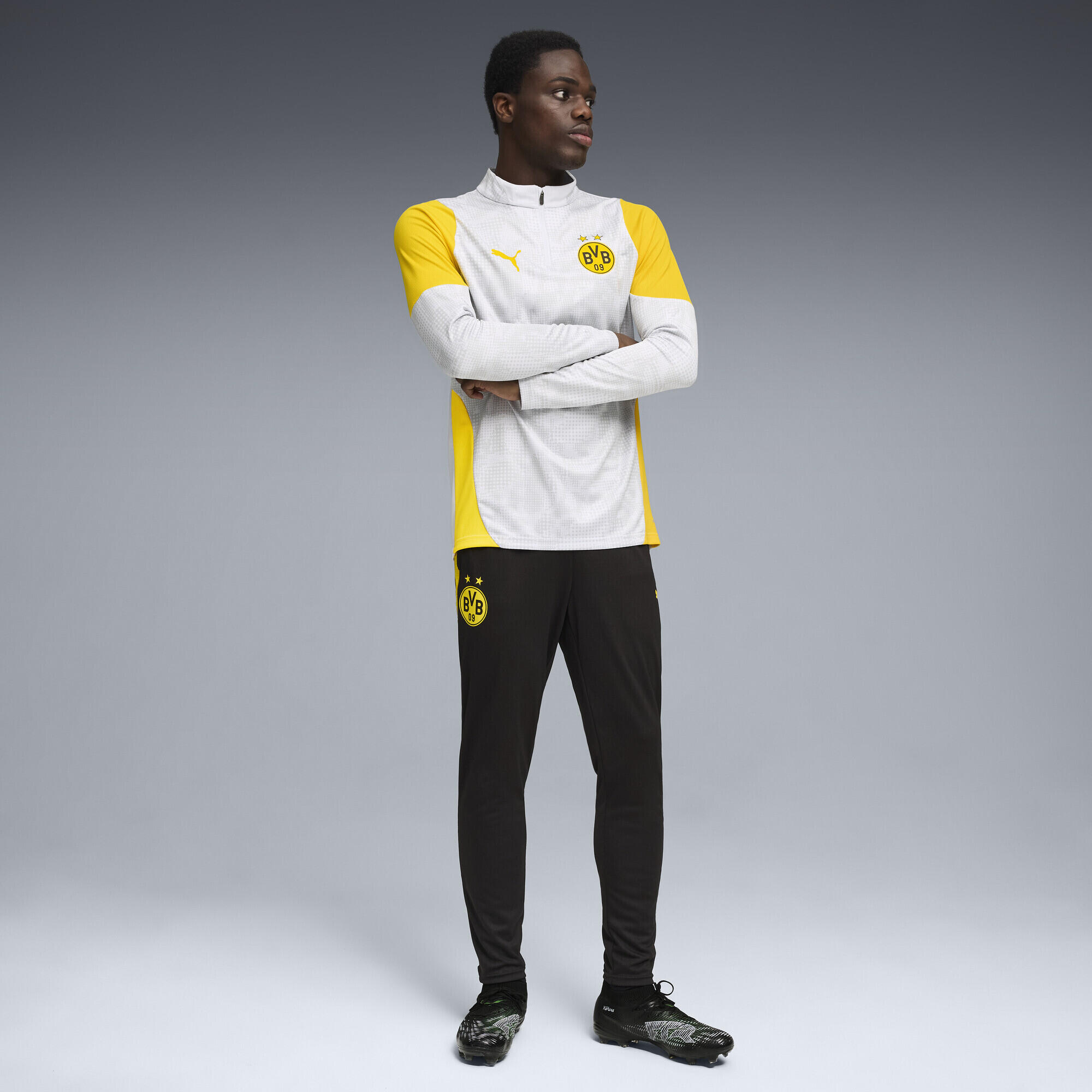 Haut d’entraînement à col zippé Borussia Dortmund Homme PUMA 4/5
