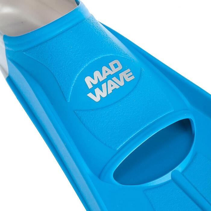 Aletas natación cortas MAD WAVE FINS TRAINING Azules 5/5