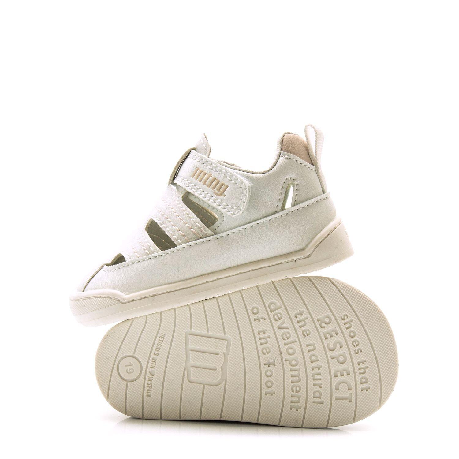 JNSQ Een paar witte PU basic casual sportschoenen voor meisjes, geschikt voor alle seizoenen