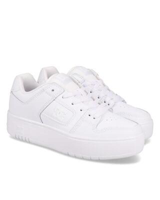Schoenen met platte plateauzool manteca 4 platform weiss dames