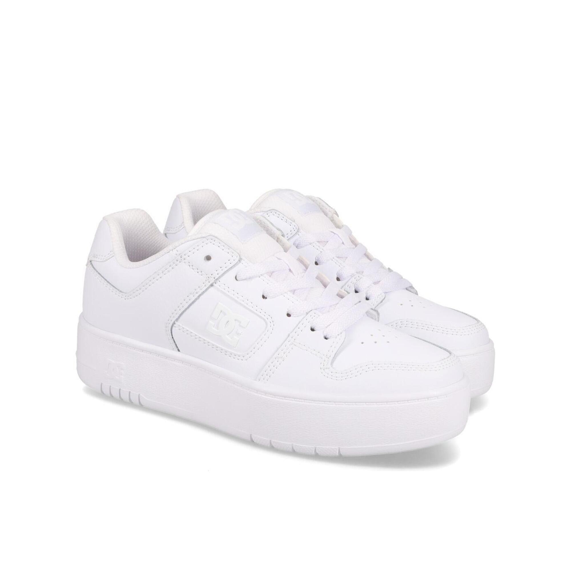 Dc Shoes - Chaussures À Plateforme Manteca 4 Platform Blanc Femme - Baskets - Blanc - Decathlon