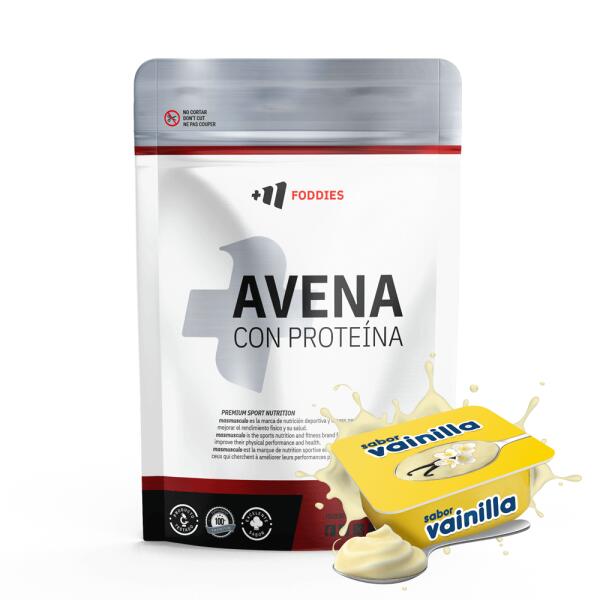 MMSUPPLEMENTS Fiocchi d'avena + proteine - 1 kg MM Supplements Custard