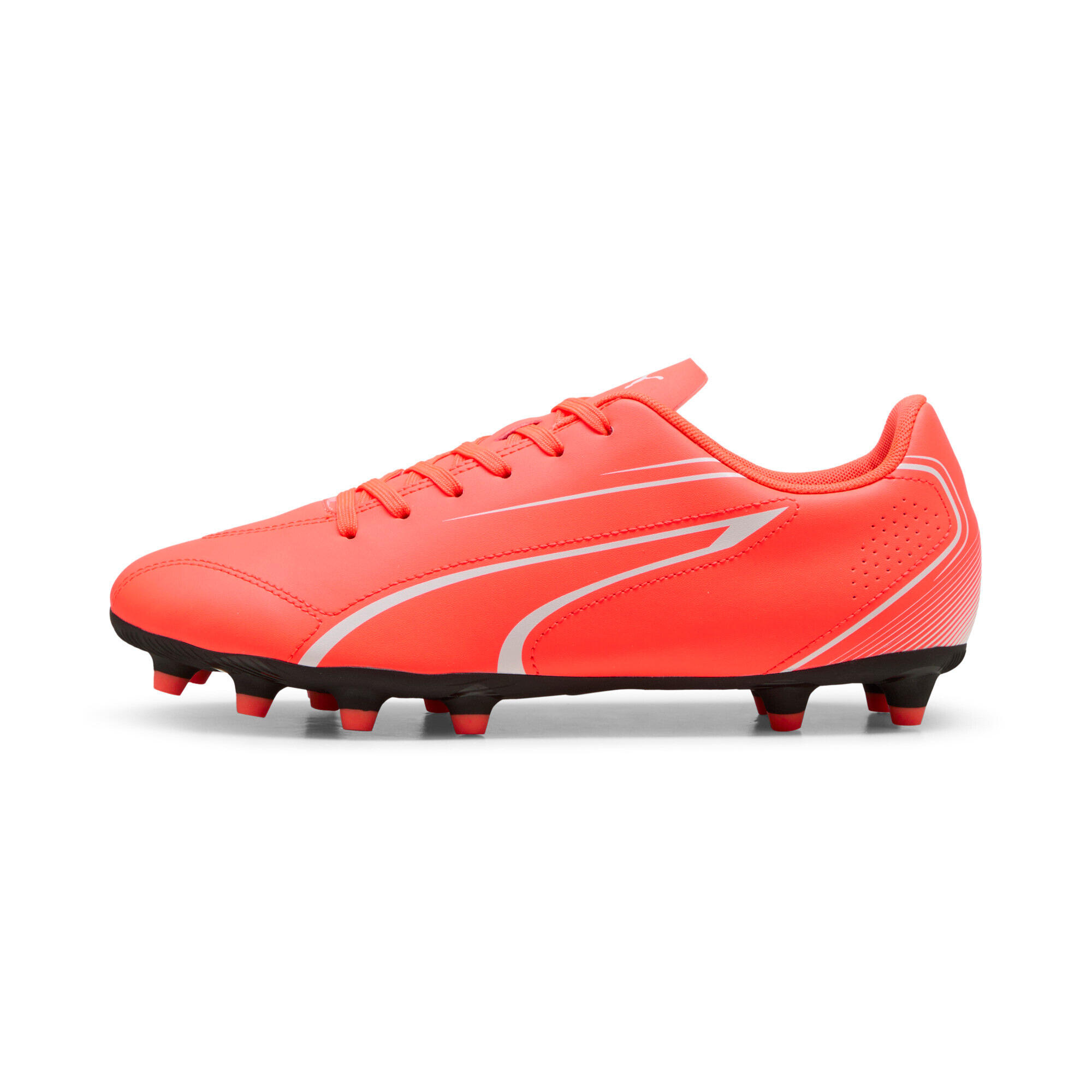 Puma - Chaussures De Football Puma Vitoria Fg/ag - Chaussures De Football - Noir|rouge - 46 - Decathlon