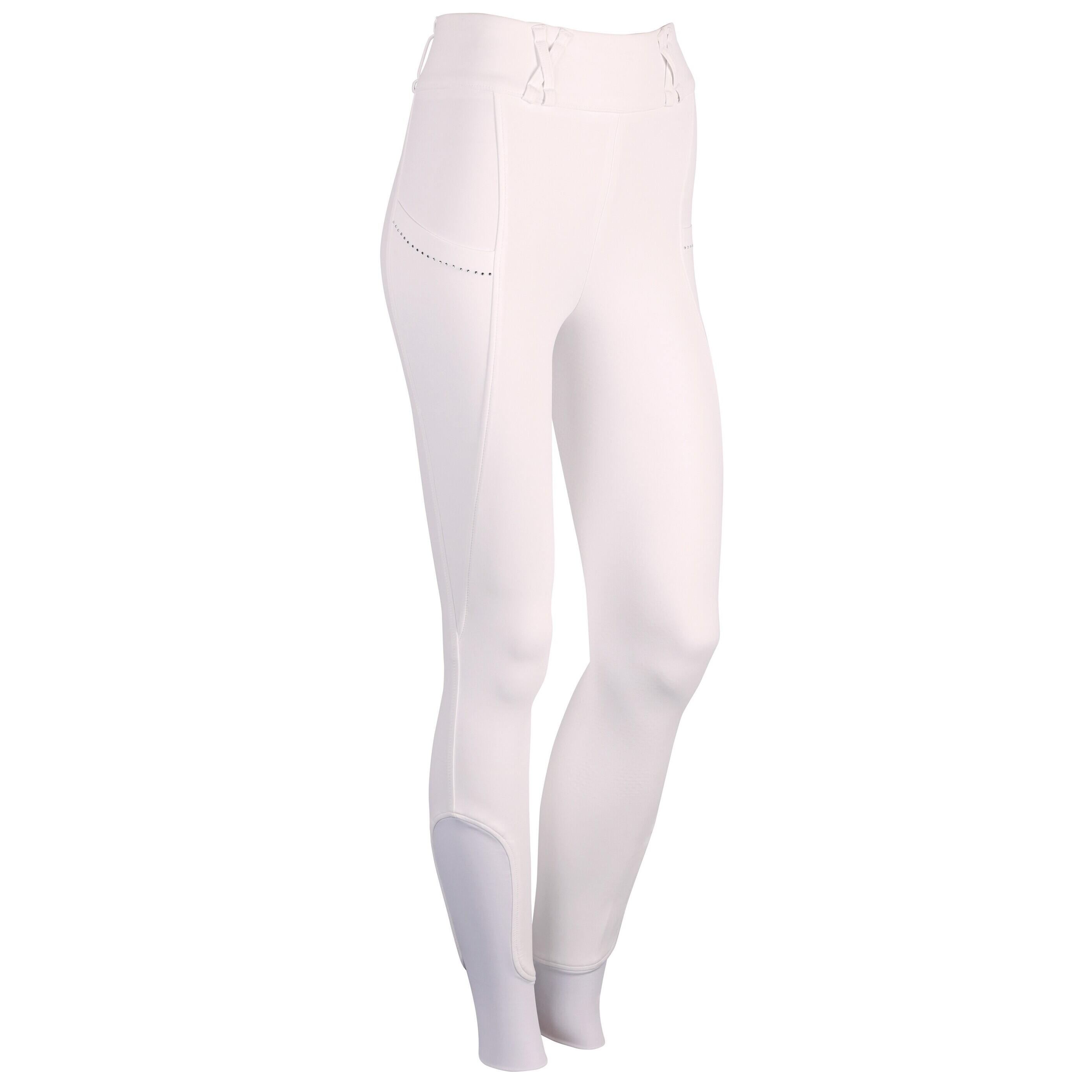 Harrys Horse - Legging De Concours Full Grip Harry's Horse Equitights Crystal - Legging - Blanc - Decathlon
