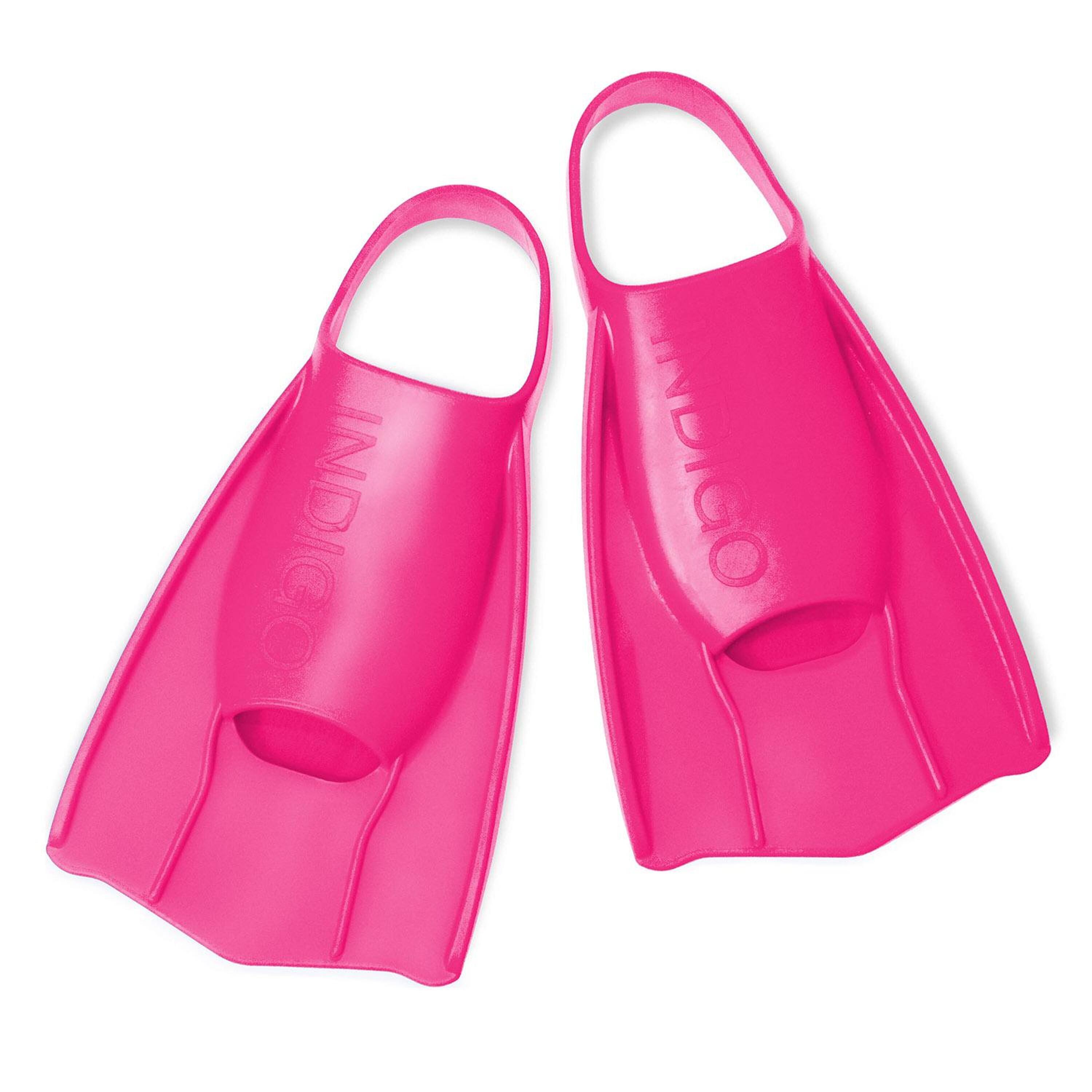 INDIGO SPORTS Nadadeiras INDIGO com Calcanhar Aberto para Treinos em Piscina e Snorkel