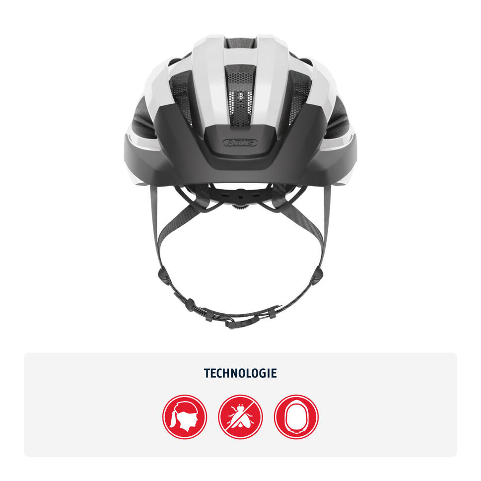 Wyścigowy kask rowerowy „Macator”, srebrny