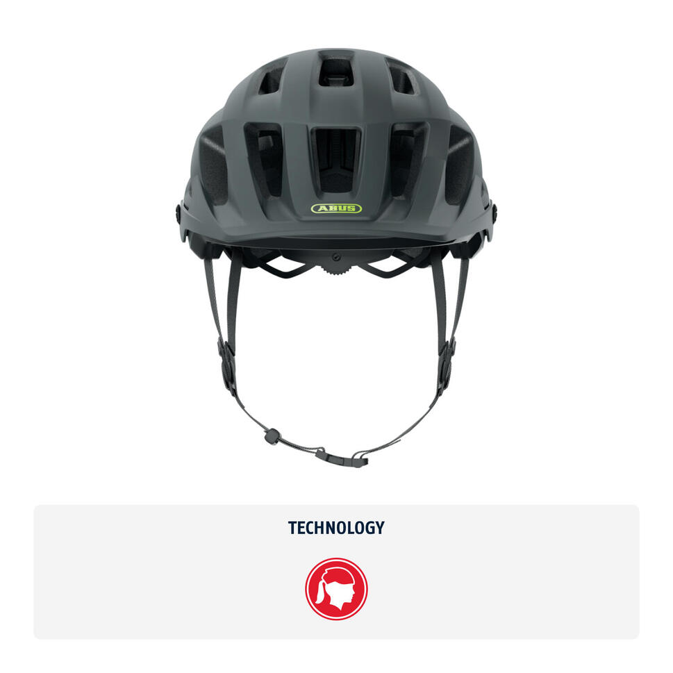 Kask rowerowy MTB „Moventor 2.0”, szary