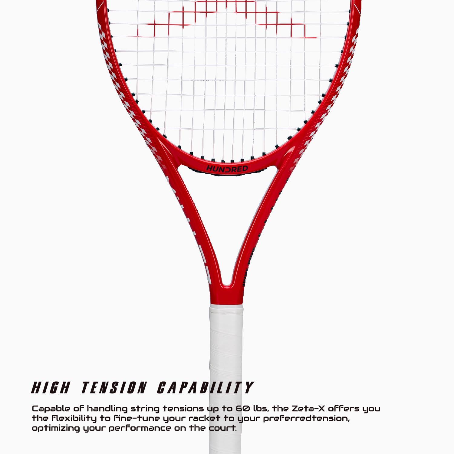 Raquette Hundred Zeta X 249g | Head Heavy | Housse | Grip 3 5/7