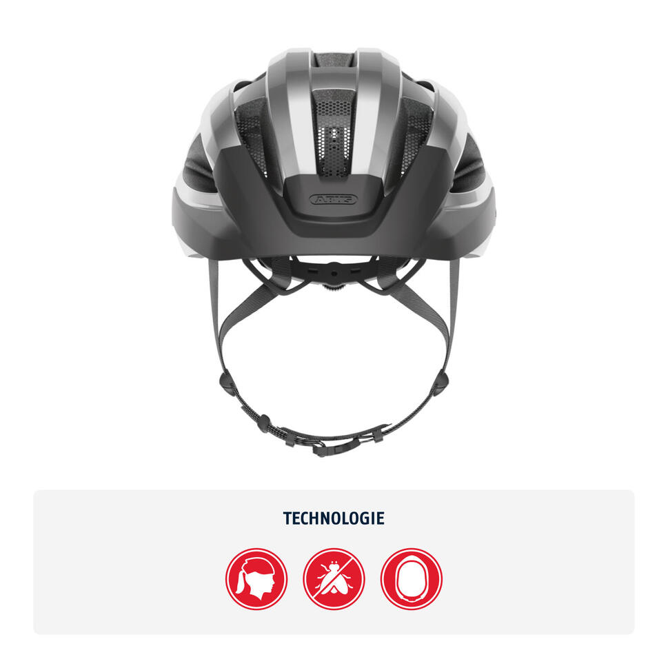 Kask Macator Gleam Srebrny L 58-62 Cm