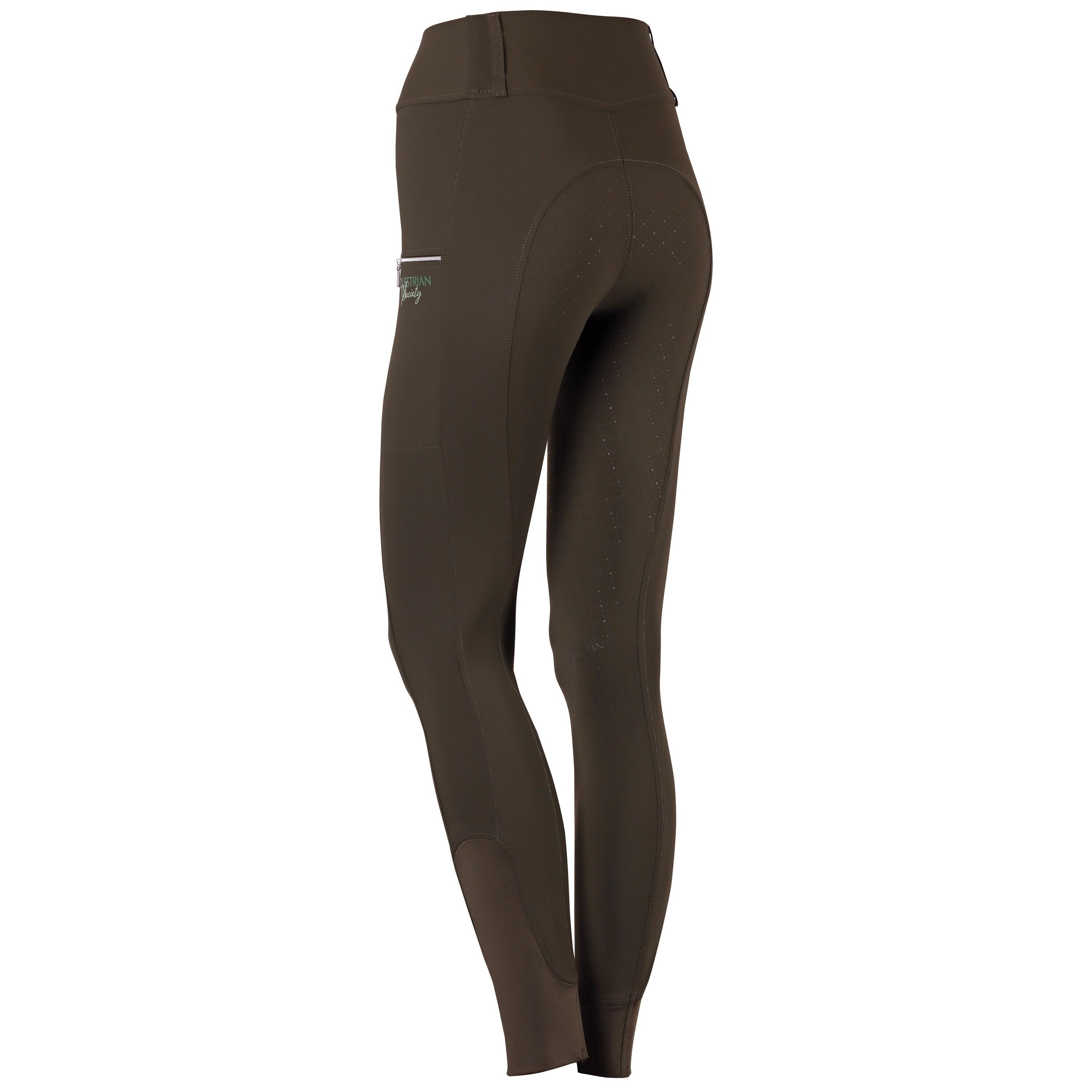 Leggings da equitazione a tutta aderenza Harry's Horse Equitights Sporty Timber 2/3