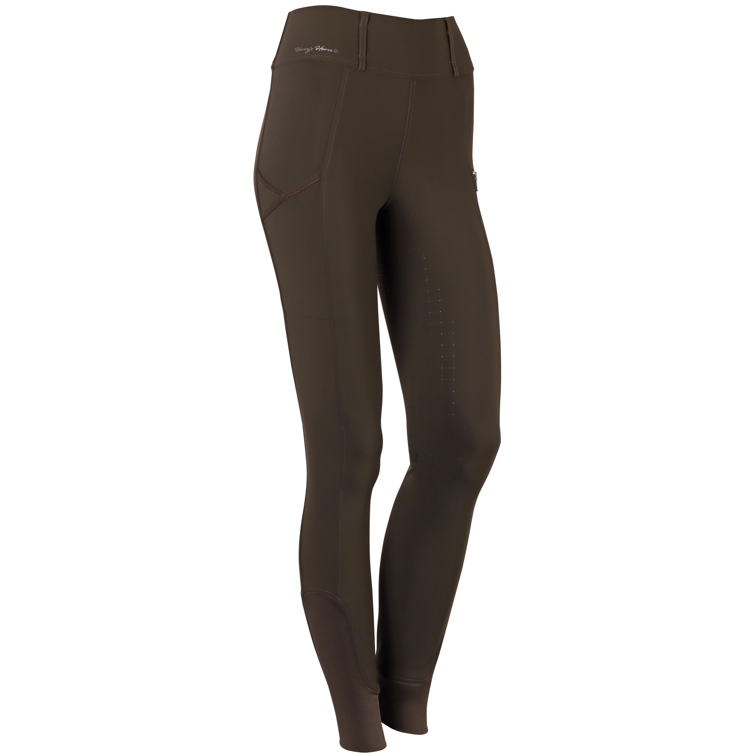 Legginsy jeździeckie z pełną przyczepnością Harry's Horse Equitights Sporty Timb