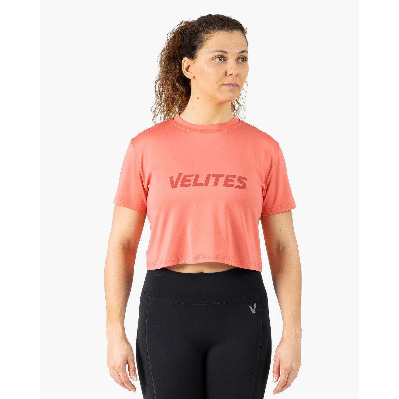 Velites - T-shirt Crop Femme Velites Holo - T-shirt Manches Courtes - Bordeaux|rouge - Decathlon