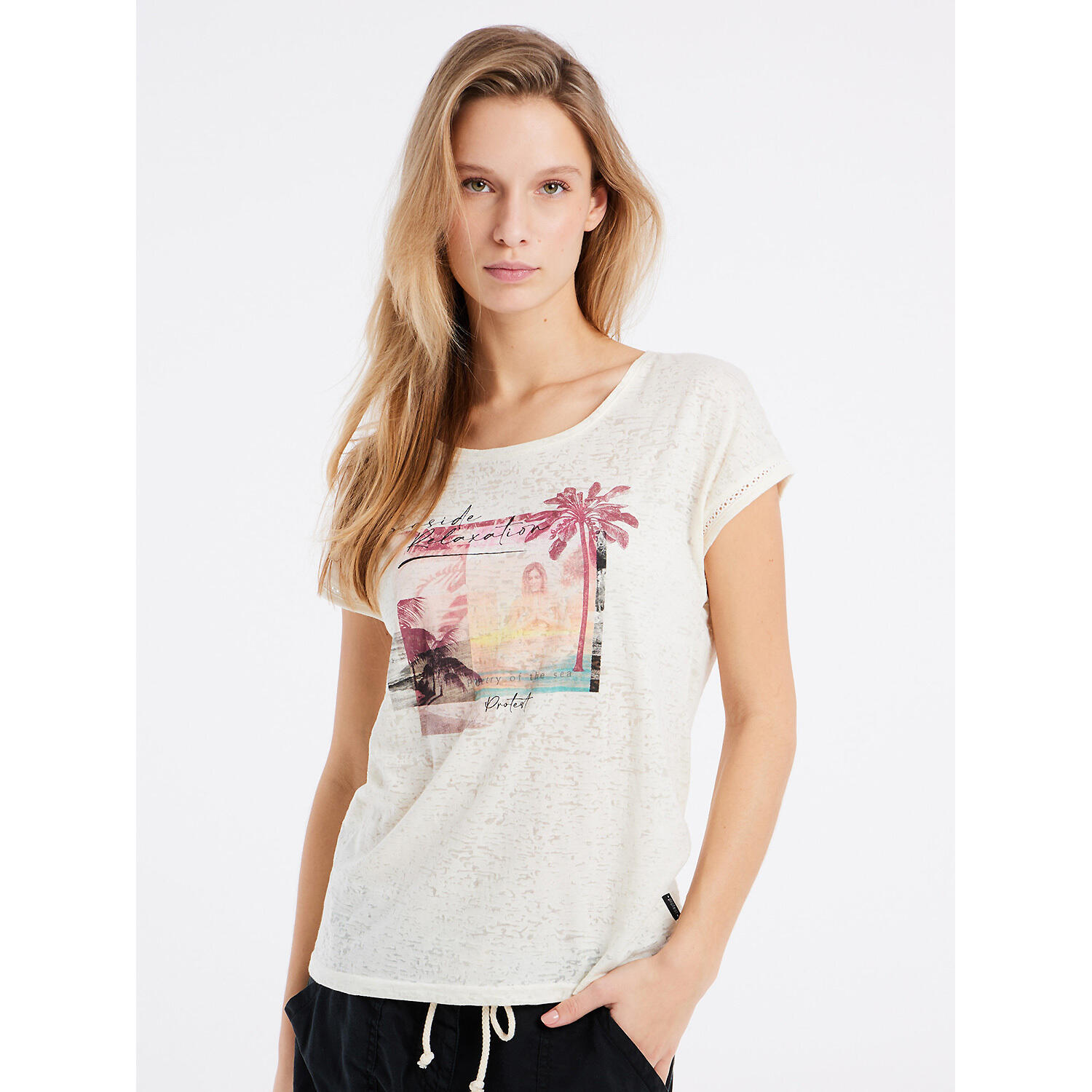 Damen T-Shirt W PRTELLES 23 T-SHIRT 5/6