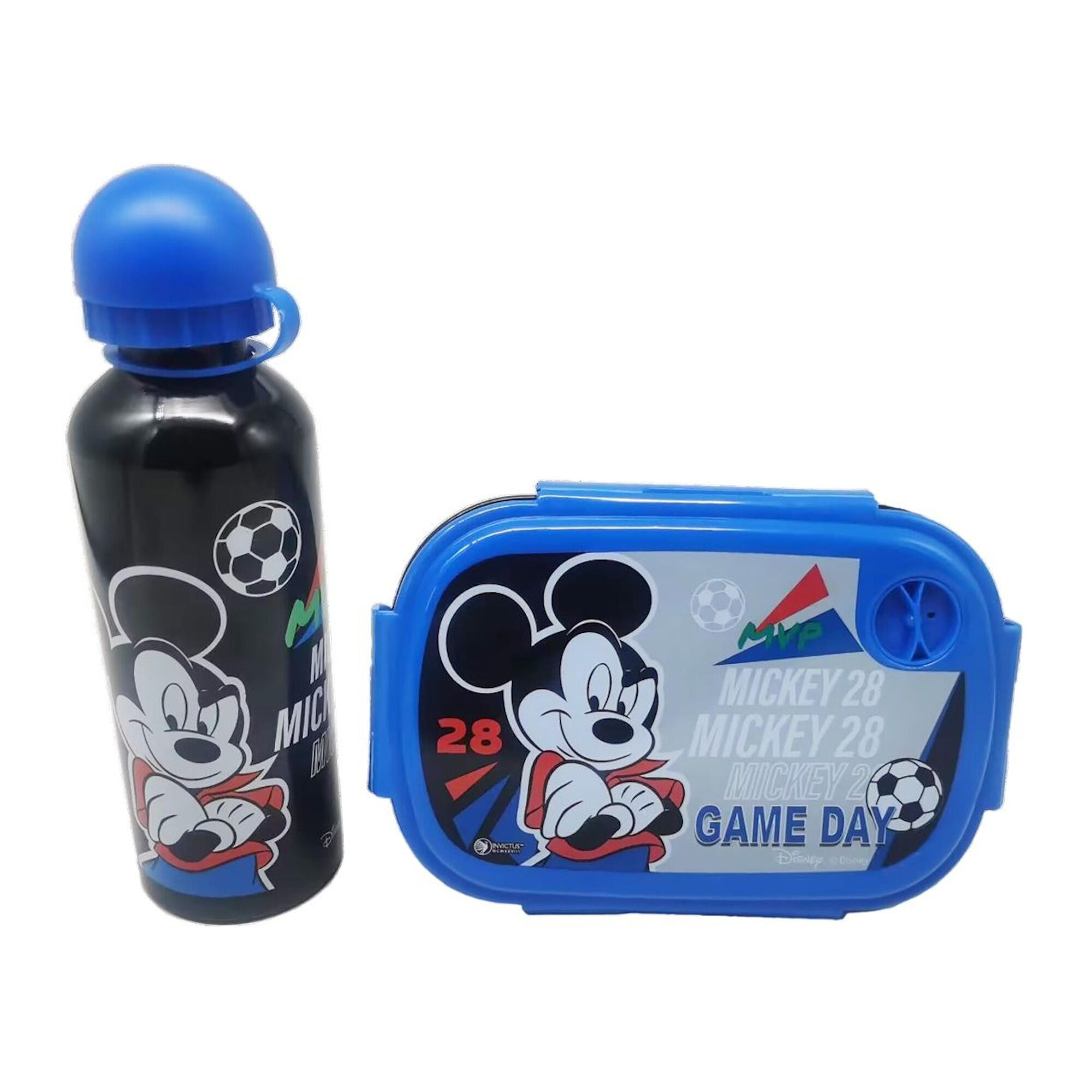 Coffret sandwich Mickey pour enfants, porte-collation et bouteille isotherme 3/3