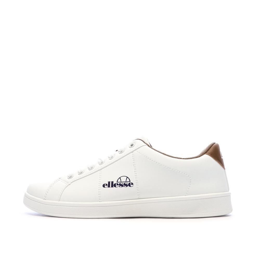 Men's Ellesse Defender White/Brown Trainers