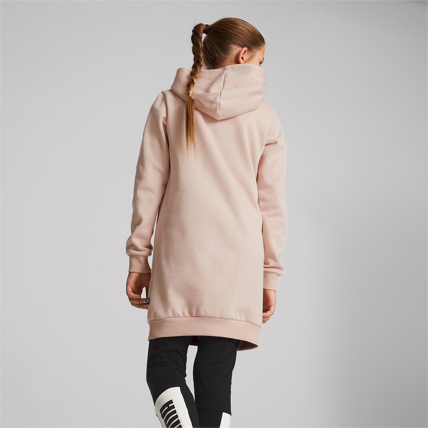 Kinder Kleid ESSENTIALS LOGO HOODED DRESS FL 5/7