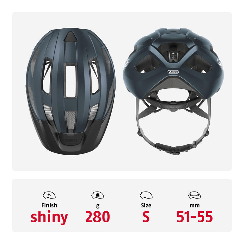 Kask rowerowy z daszkiem Abus Macator