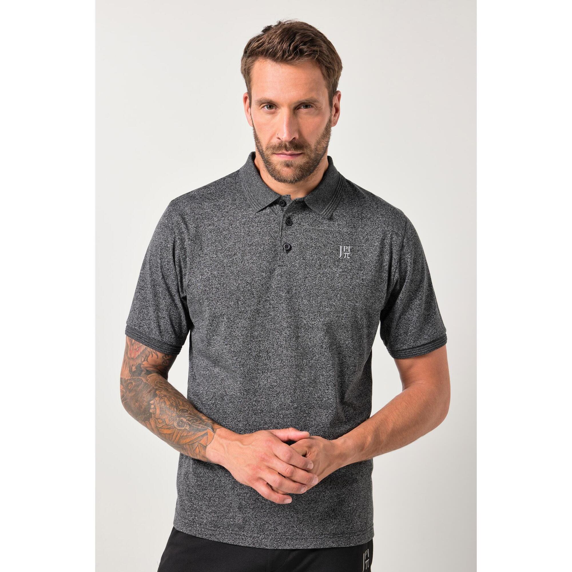 Jay-pi - Hommes T-shirt Finition Flexnamic® Manches Courtes Collection Outdoor - Polo Manches Longues - Noir - Decathlon
