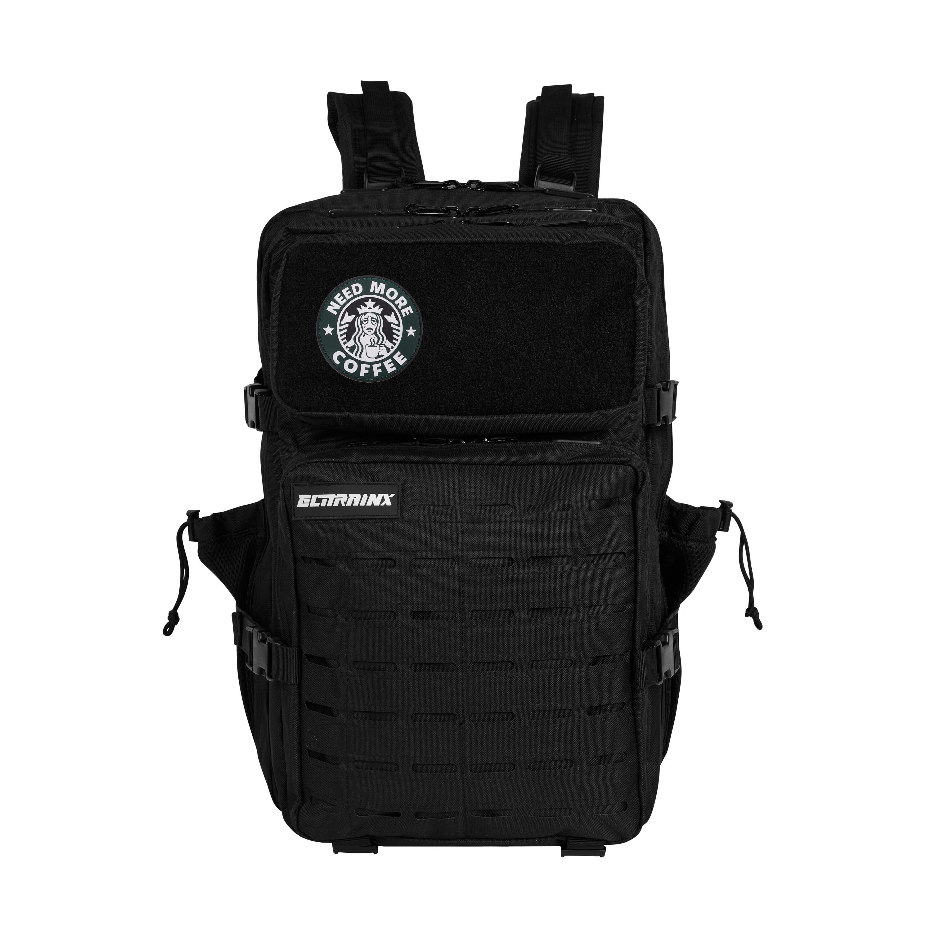 Patch Elitex Training Need more coffee Pvc Velcro per Zaini 2/4