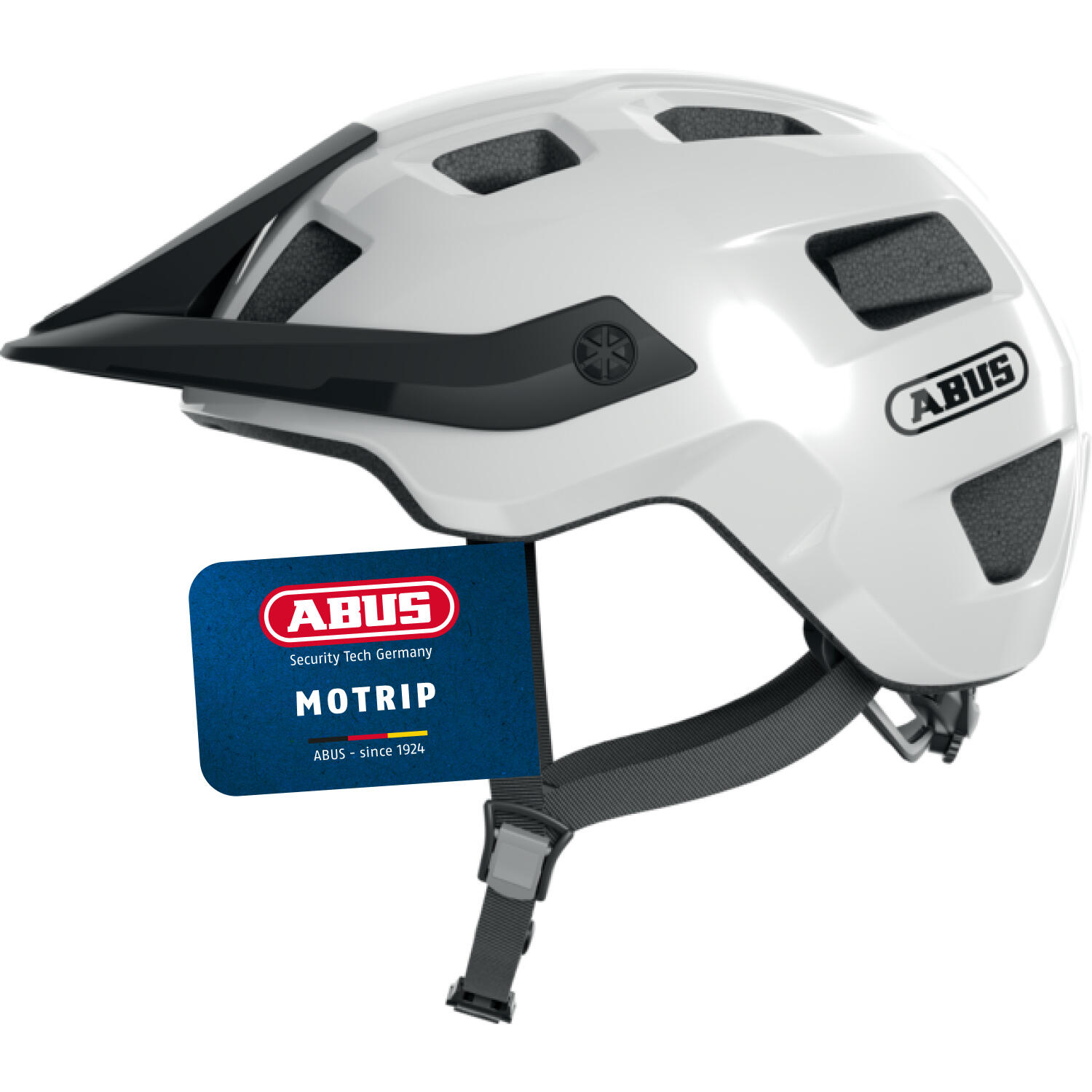 ABUS Casco per MTB e tempo libero "Motrip", bianco
