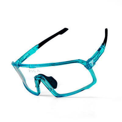 Occhiali sportivi PICA OLOR Turchese con lenti fotocromatiche