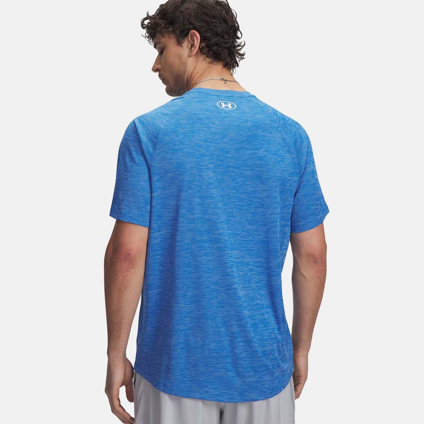 T‑shirt Ua Tech™ Texturizzata Da Uomo Blu 2/3