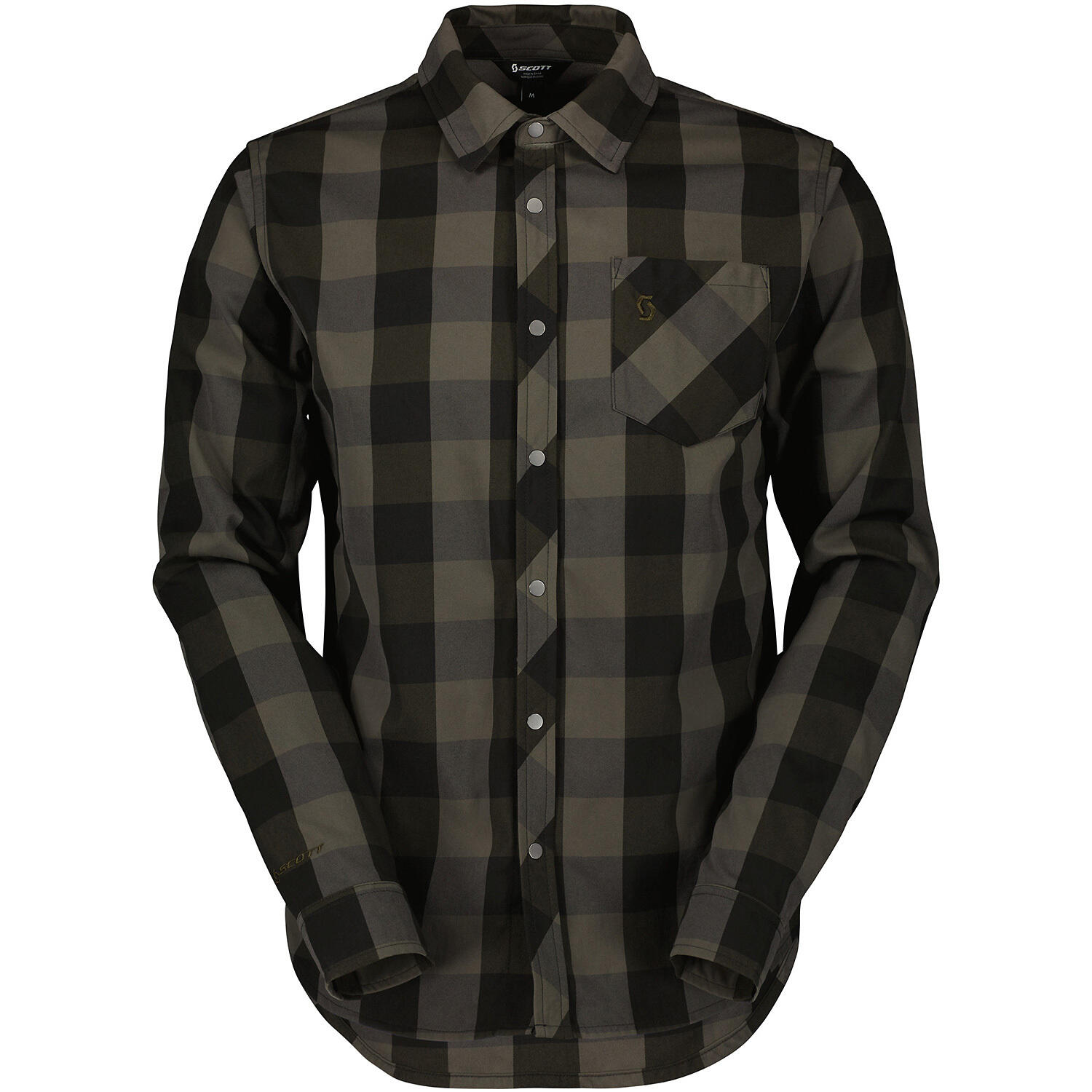 Herren Hemd M TRAIL FLOW CHECK L/SL SHIRT 1/2