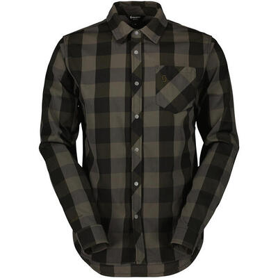 T-Shirt M TRAIL FLOW CHECK L/SL SHIRT
