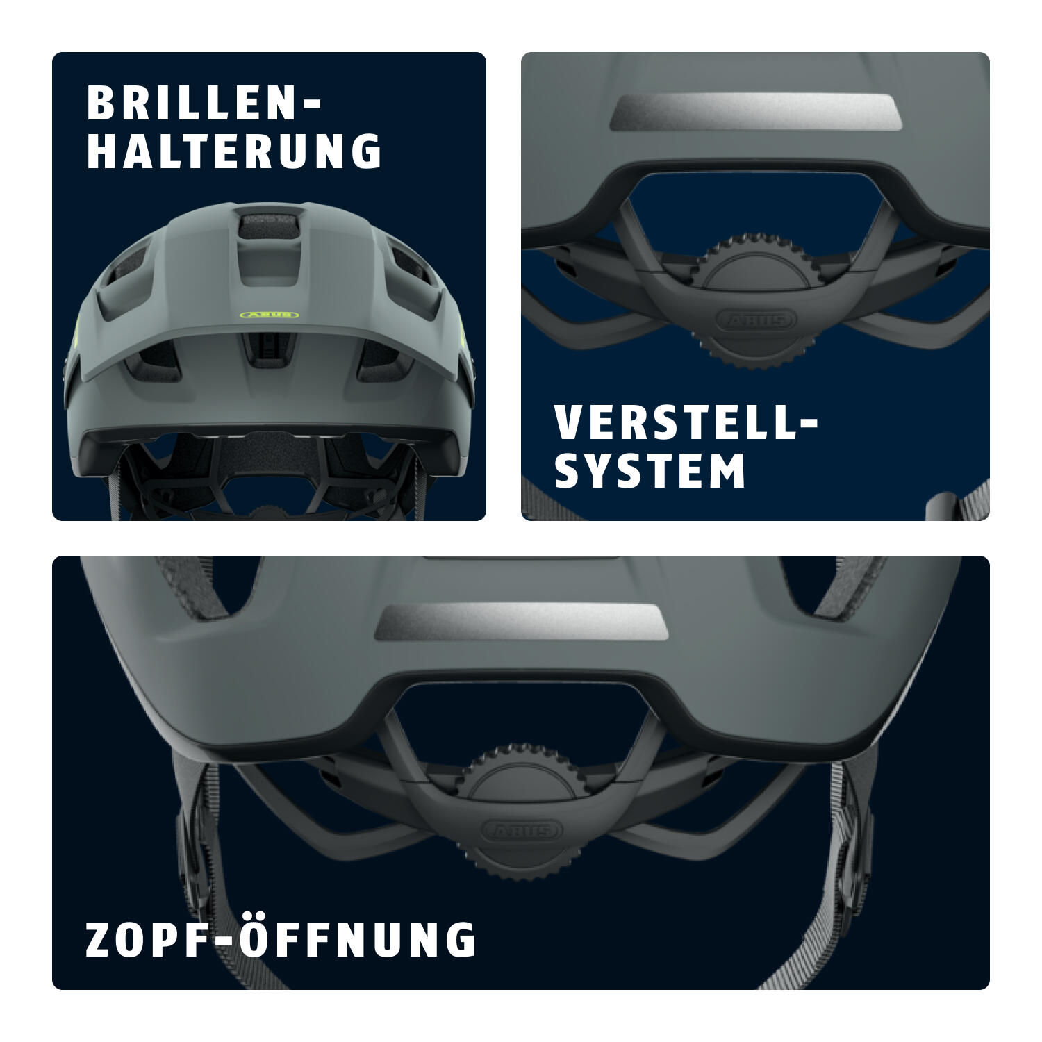 Casque de vélo "Modrop" gris 3/7