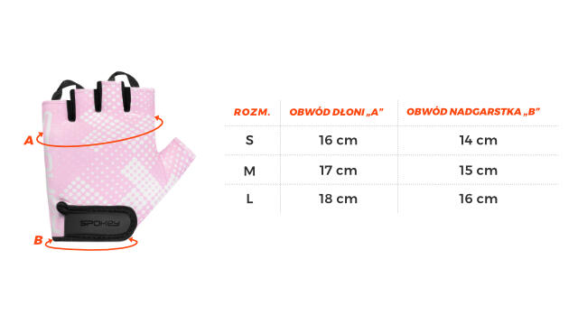 Rękawiczki rowerowe damskie Spokey Sestola 4/4