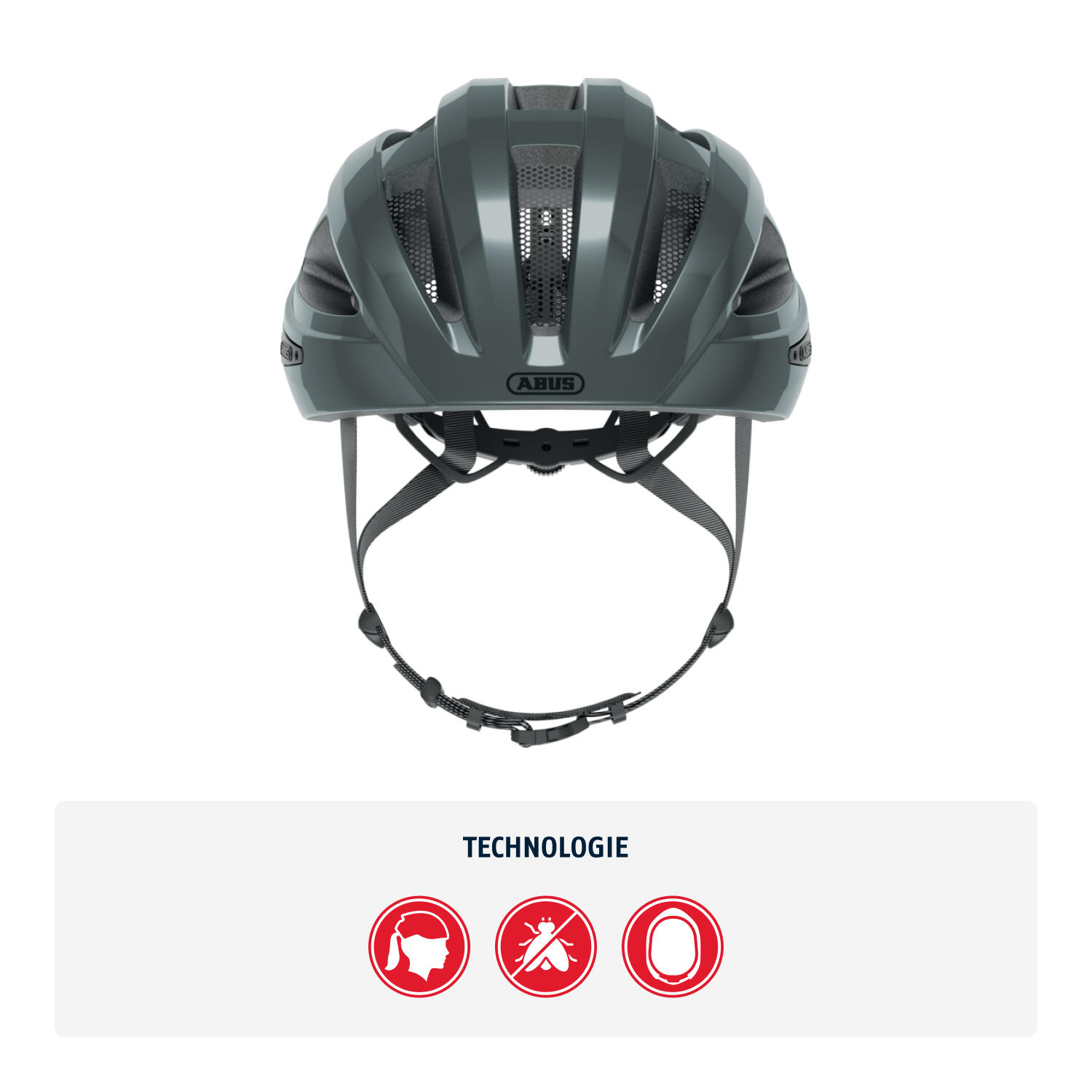 Casco da bici da corsa "Macator", grigio 2/7