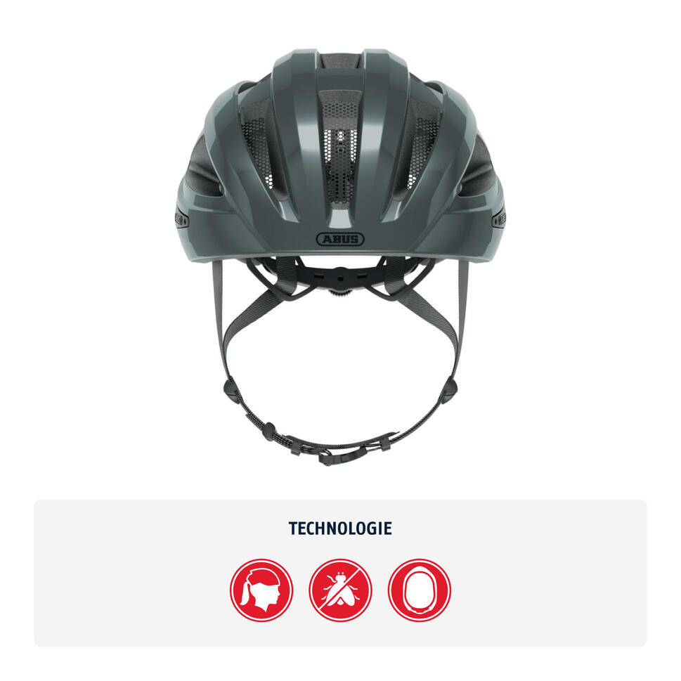 Wyścigowy kask rowerowy „Macator”, szary