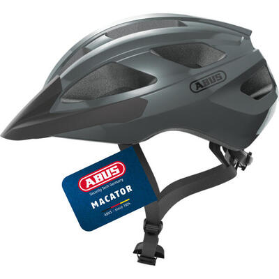 Racefietshelm "macator". grijs