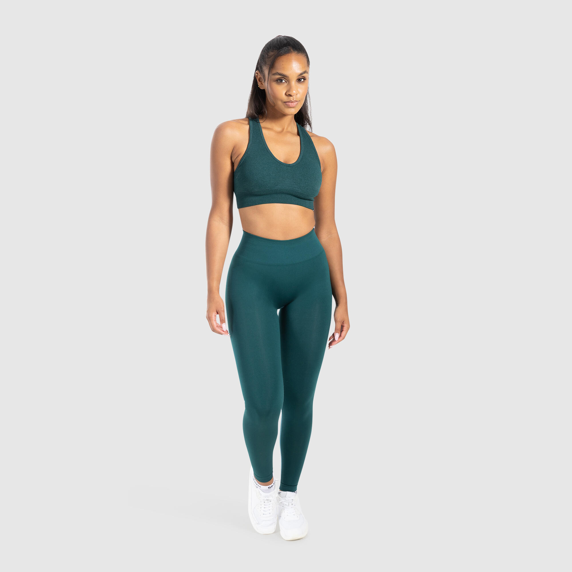 Damen Leggings Pemmy Dunkelgrün 3/5