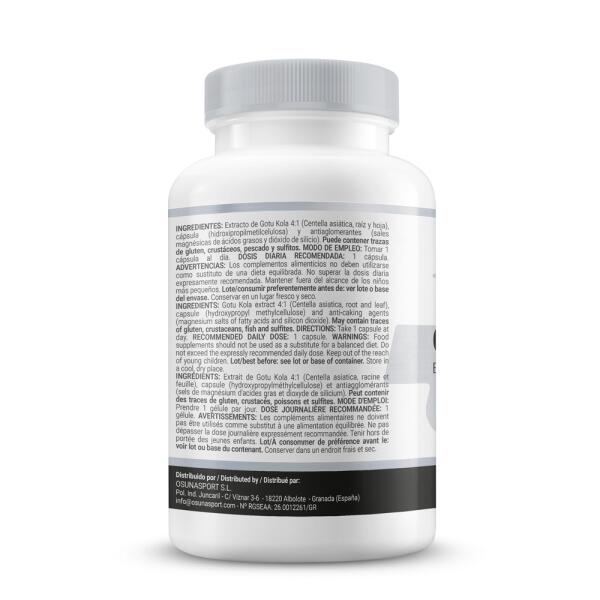 Centella asiatica 500 mg - 90 capsule vegetali MASmusculo 2/5