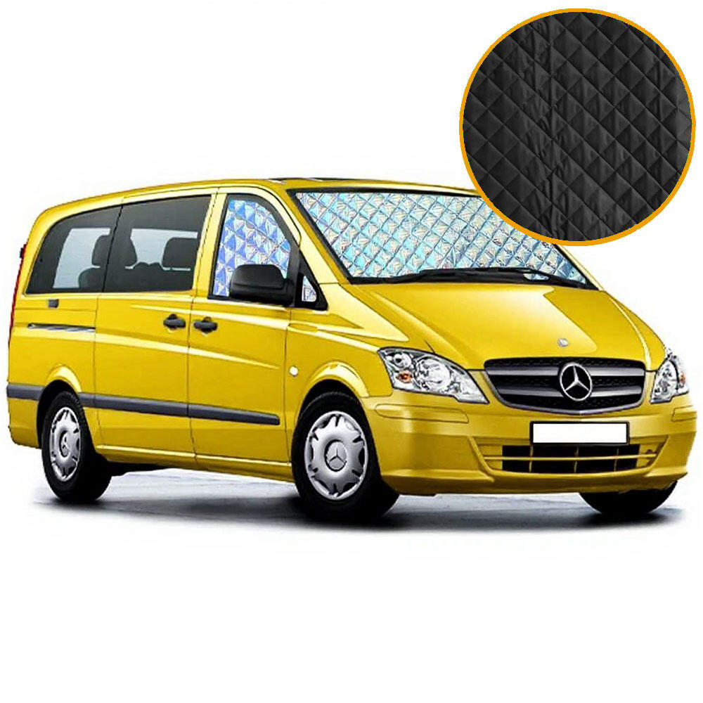 SENZA MARCA Aislantes térmicos PREMIUM BLACK para cabina de Mercedes Vito Viano 2004-2014