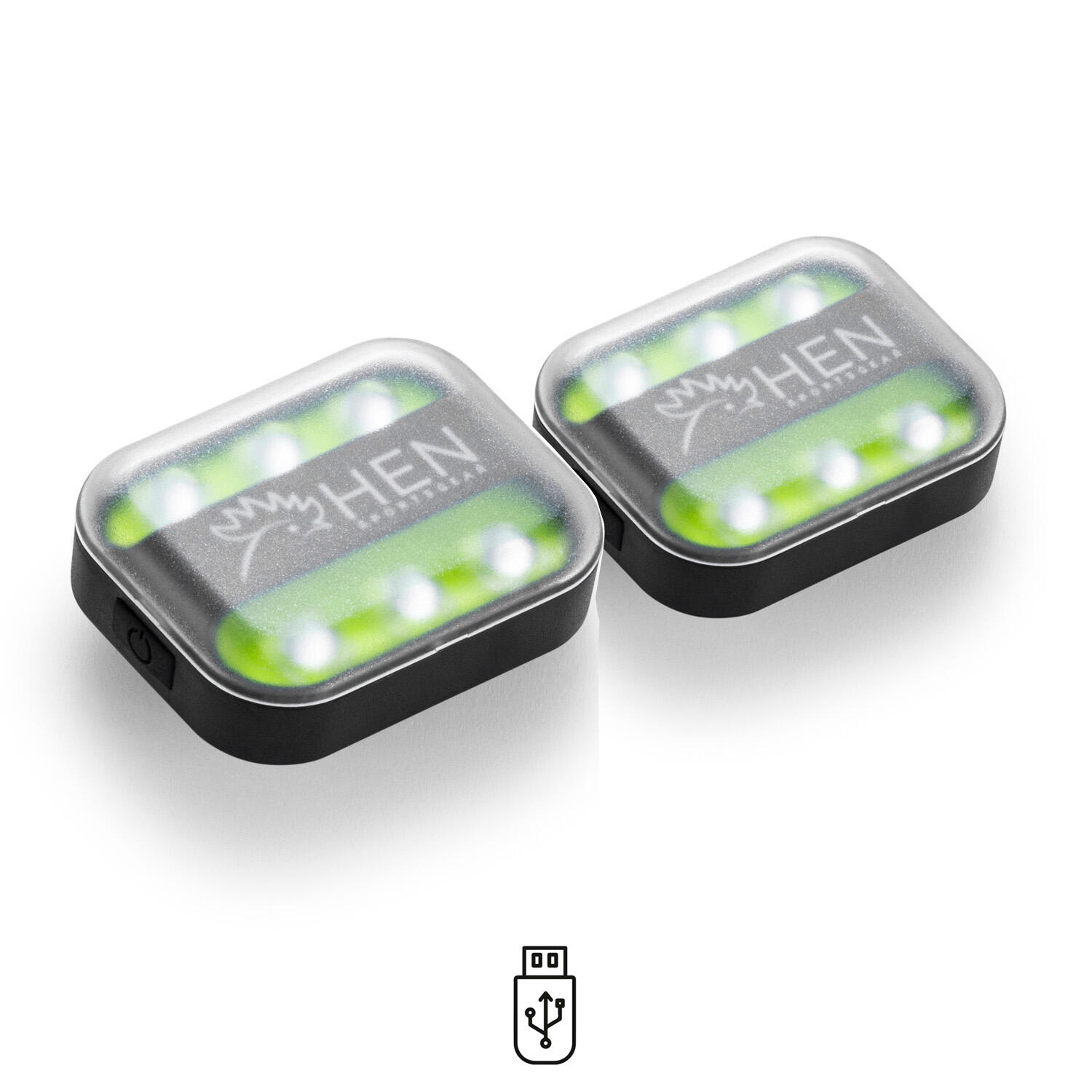 Hen Sportsgear - Torche Multifonctionnelle À Pince 2 X - Lampe Frontale - Noir - No Size - Decathlon