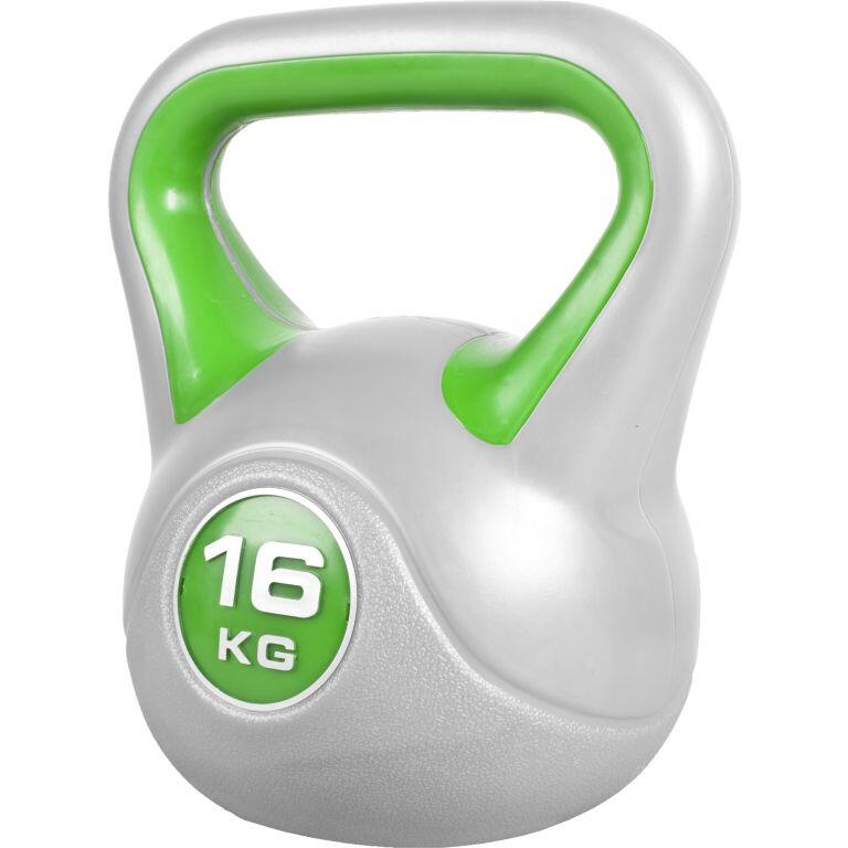 GORILLA SPORTS Kettlebell Gorilla Sports  Verde/Gris Vinilo