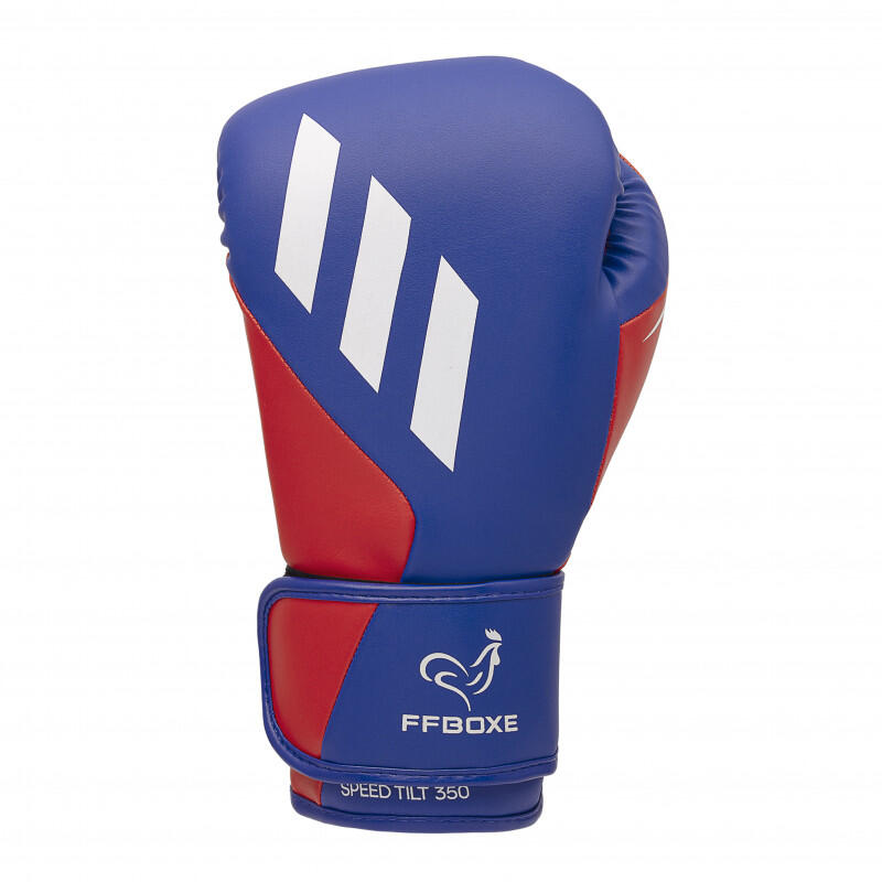 Adidas - Gants De Boxe Tilt Entrainement Intensif Ffb - Gants De Boxe - Bleu - 10 Oz - Decathlon