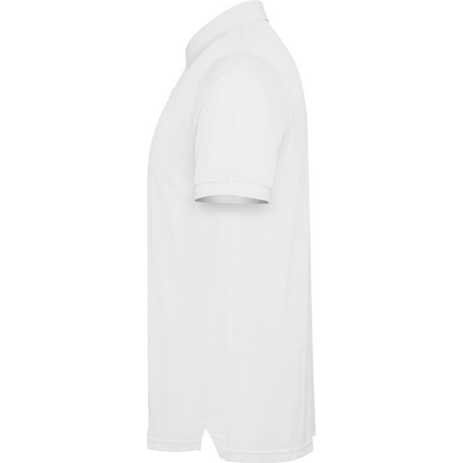 Polo Tormo de Manga Corta para Hombre Blanco 3/4